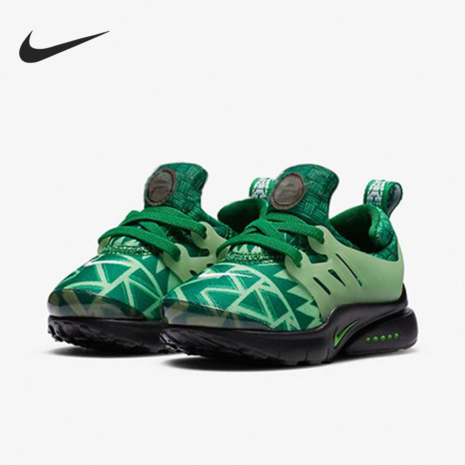 Nike/耐克正品NIKE AIRPRESTO限定儿童护脚软底运动跑步鞋 CW7461