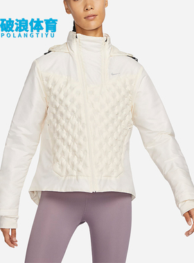 Nike/耐克正品2023冬季新款女子保暖连帽休闲运动羽绒服FB7604