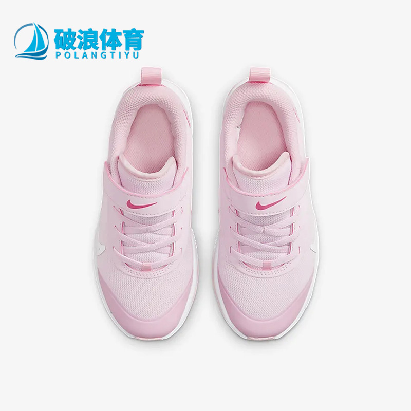 耐克秋女子大童魔术贴运动跑步鞋