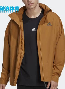 Adidas/阿迪达斯正品TRAVEER RR J 户外男运动休闲夹克外套HG6013