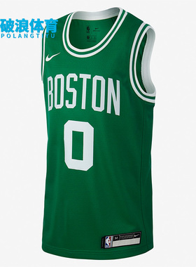 Nike/耐克正品波士顿凯尔特人队 CELTICS大童舒适球衣 DA5494-312