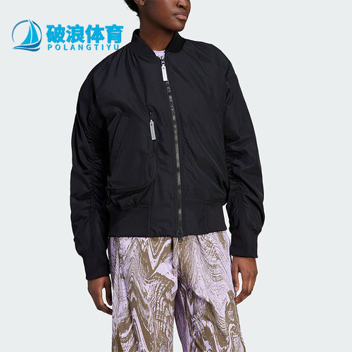 阿迪达斯女子飞行员运动夹克外套