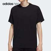 T恤 Adidas 男子宽松透气运动短袖 NEO H14222 阿迪达斯正品