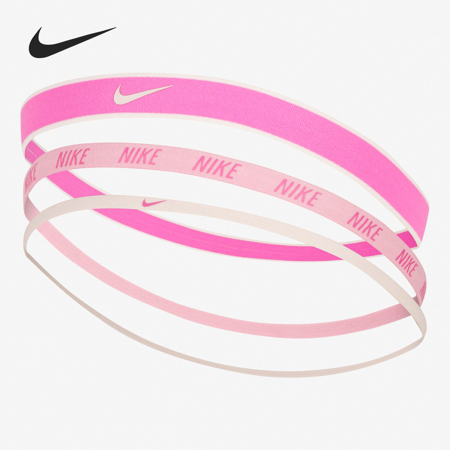 Nike/耐克正品 Mixed Width 头带3 条健身时尚运动头巾 AC4453