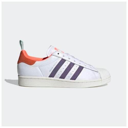 Adidas/阿迪达斯Girls Awesome联名白橙紫鸳鸯情侣款贝壳头FW8087