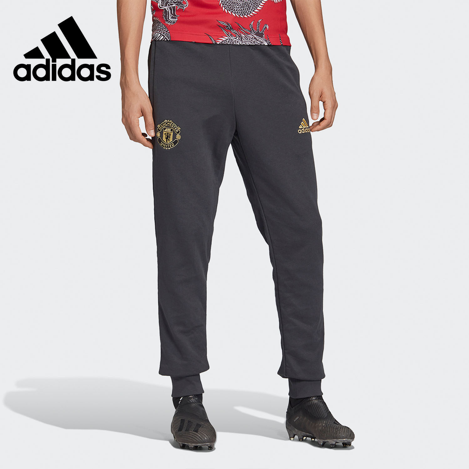 Adidas阿迪达斯正品男耐磨透气亚洲休闲收脚长裤运动裤FH8548