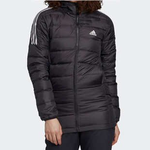 女子休闲连帽运动秋冬羽绒服 Adidas 阿迪达斯正品 新款 GH4590