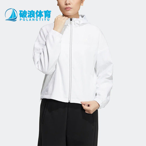 耐克女连帽薄休闲运动夹克拉链