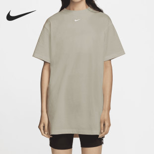 Nike/耐克年女子长款圆领夏季短袖运动T恤CJ2243-236