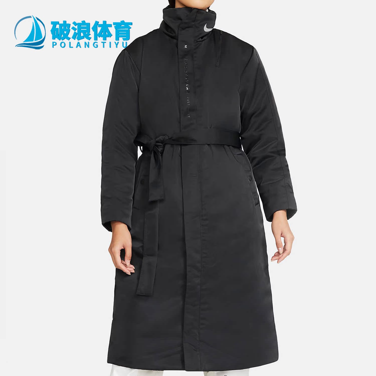 耐克女子保暖运动棉服外套