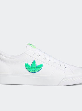 Adidas/阿迪达斯正品三叶草 NIZZA TREFOIL男女休闲帆布鞋FX8354