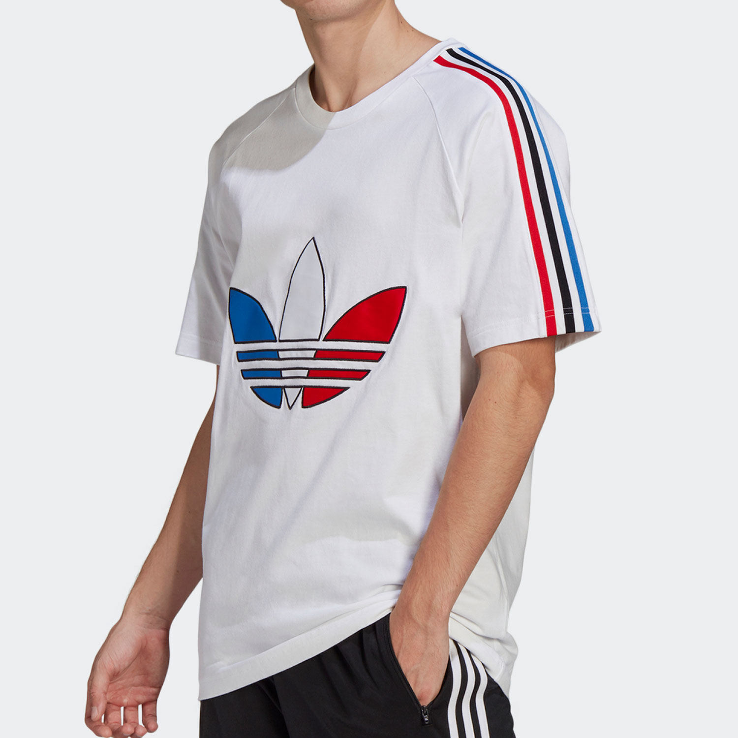 Adidas阿迪达斯正品男吸湿圆领透气排汗运动休闲短袖T恤GQ8921