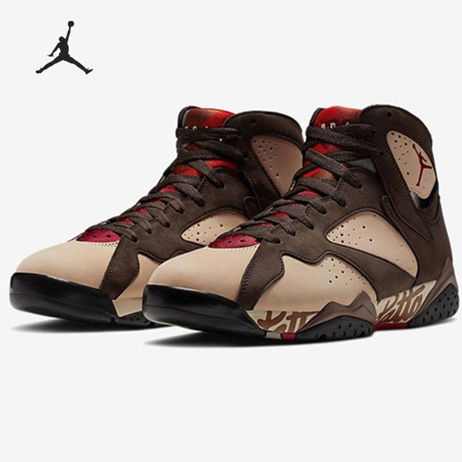 Nike/耐克正品新款 AJ7系列Patta联名款男子涂鸦篮球鞋AT3375