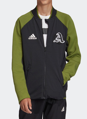 Adidas/阿迪达斯正品 春秋新款 大童训练运动梭织夹克 ED6415