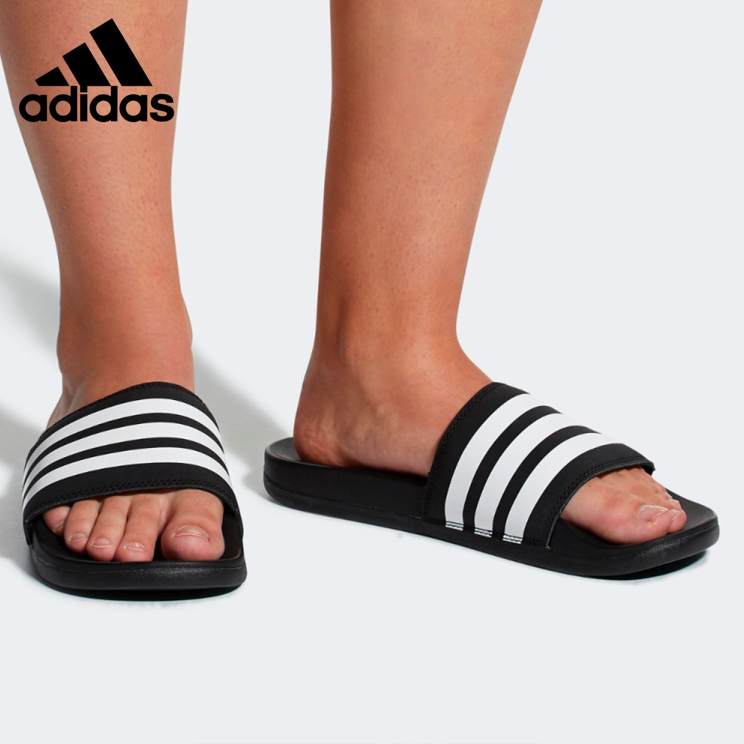 Adidas/阿迪达斯正品 新款运动拖鞋休闲沙滩游泳凉拖鞋F97200,运动鞋new,运动拖鞋,淘宝优惠券,粉丝福利购,淘宝优惠卷