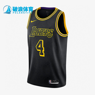 Nike 洛杉矶湖人詹姆斯4号男子舒适运动背心 DJ1433 013 耐克正品