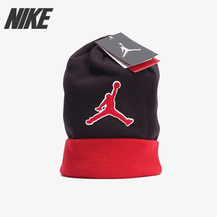 Nike/耐克正品 JORDAN BEANIE GRAPHIC 针织保暖毛线帽AA1302-010
