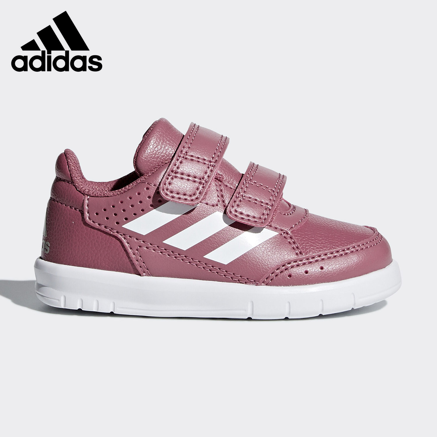 阿迪达斯女婴童训练运动休闲鞋