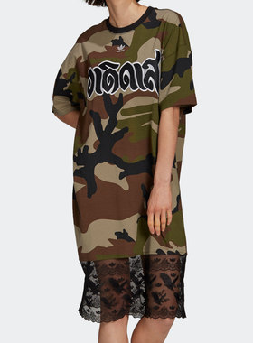 Adidas/阿迪达斯正品夏季新款运动休闲圆领女子连衣裙 H59016