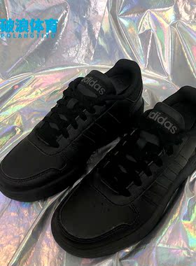 Adidas/阿迪达斯正品春季NEO轻便运动鞋黑色休闲鞋板鞋EE7422