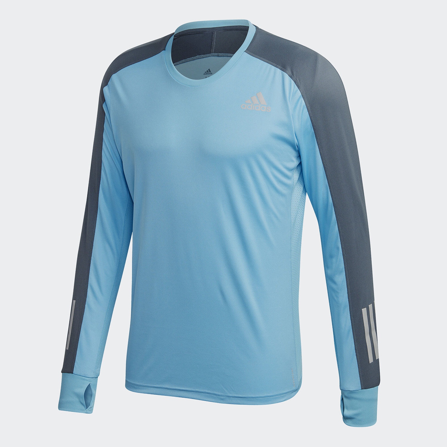 Adidas/阿迪达斯正品春季新款男休闲舒适潮流长袖T恤运动服GC7904