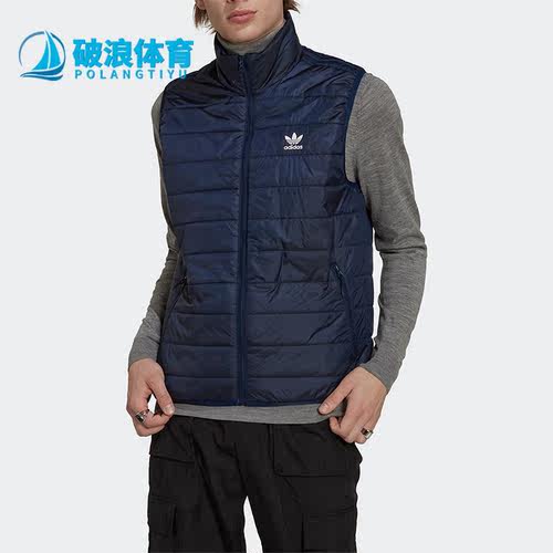 阿迪达斯正品羽绒马甲