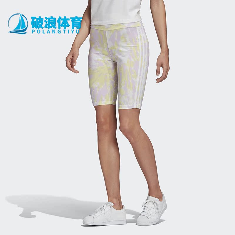 阿迪达斯三叶草女子五分紧身裤