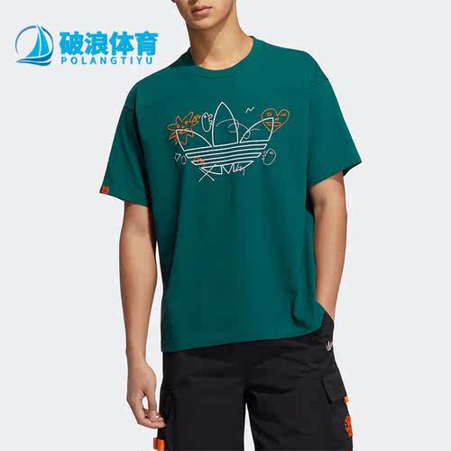Adidas/阿迪达斯三叶草男子短袖