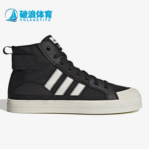 Adidas/阿迪达斯正品NEO新款男女同款运动休闲高帮帆布板鞋GY2176