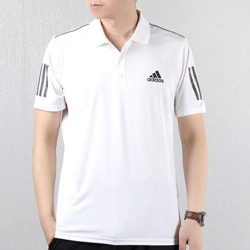 Adidas/阿迪达斯正品休闲CLUB 3STR男子休闲运动POLO衫CE1415