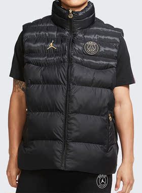 Nike/耐克正品巴黎圣日耳曼男子休闲运动时尚保暖棉马甲 CV9957