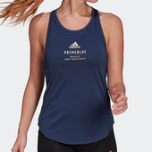 女子反光透气工字背跑步运动背心 Adidas 阿迪达斯正品 GJ6460