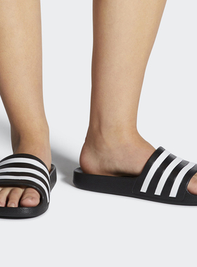 Adidas/阿迪达斯正品 夏季新款男子沙滩一字拖运动拖鞋 G28723