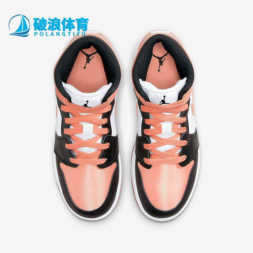 Nike/耐克正品Air Jordan 1 Mid (GS) 大童休闲运动鞋DM9077-108