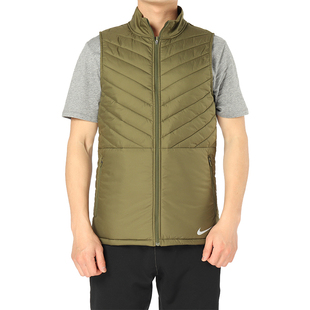 Nike/耐克正品棉茄克男运动保暖棉服马甲防风背心 AH0547-395