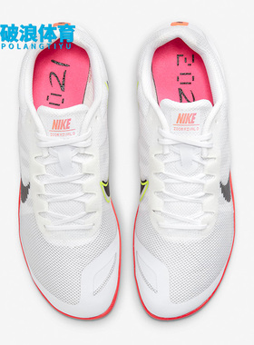 Nike/耐克正品Zoom Rival D 10男女运动耐磨中长跑钉鞋DM2334-100