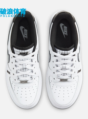 Nike/耐克正品Air Force 1 Low LV8女子GS大童板鞋DO3809-101