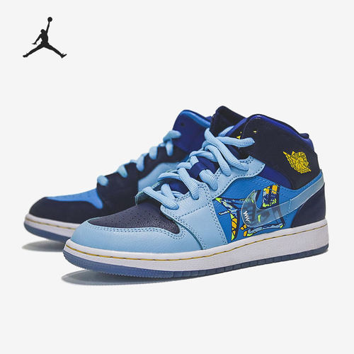 Nike/耐克 正品 Jordan 1 Mid Fly AJ1女子篮球鞋BV7446-400