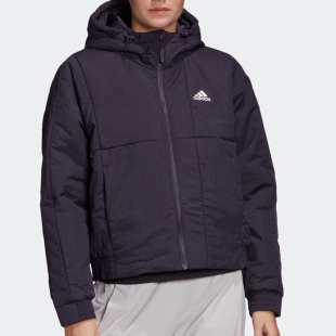 阿迪达斯正品 JK女子冬季 HOODED 户外运动棉服FT2558 BTS Adidas