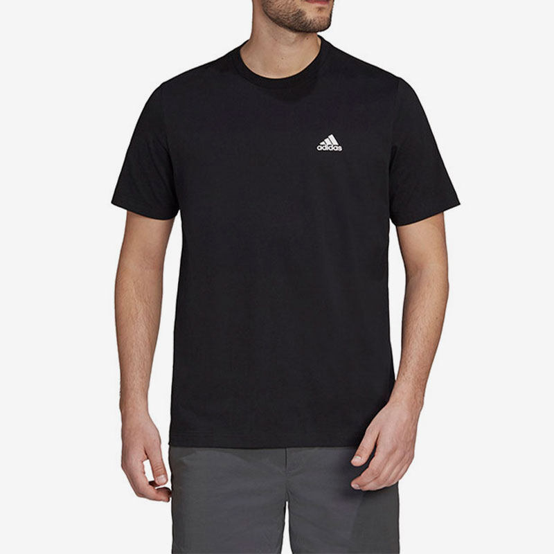 Adidas阿迪达斯正品男吸湿圆领透气排汗运动休闲短袖T恤GN4103