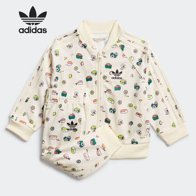 阿迪达斯三叶草小童运动套装