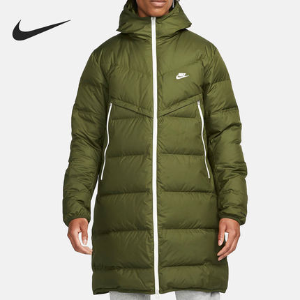 Nike/耐克正品男子运动长款连帽保暖羽绒服DD6789-326