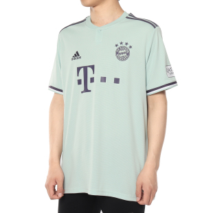 JSY男拜仁慕尼黑短袖 Adidas FCB T恤足球服CF5410 阿迪达斯正品