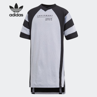 Adidas/阿迪达斯 夏季新款三叶草女子运动连衣裙 CD8402