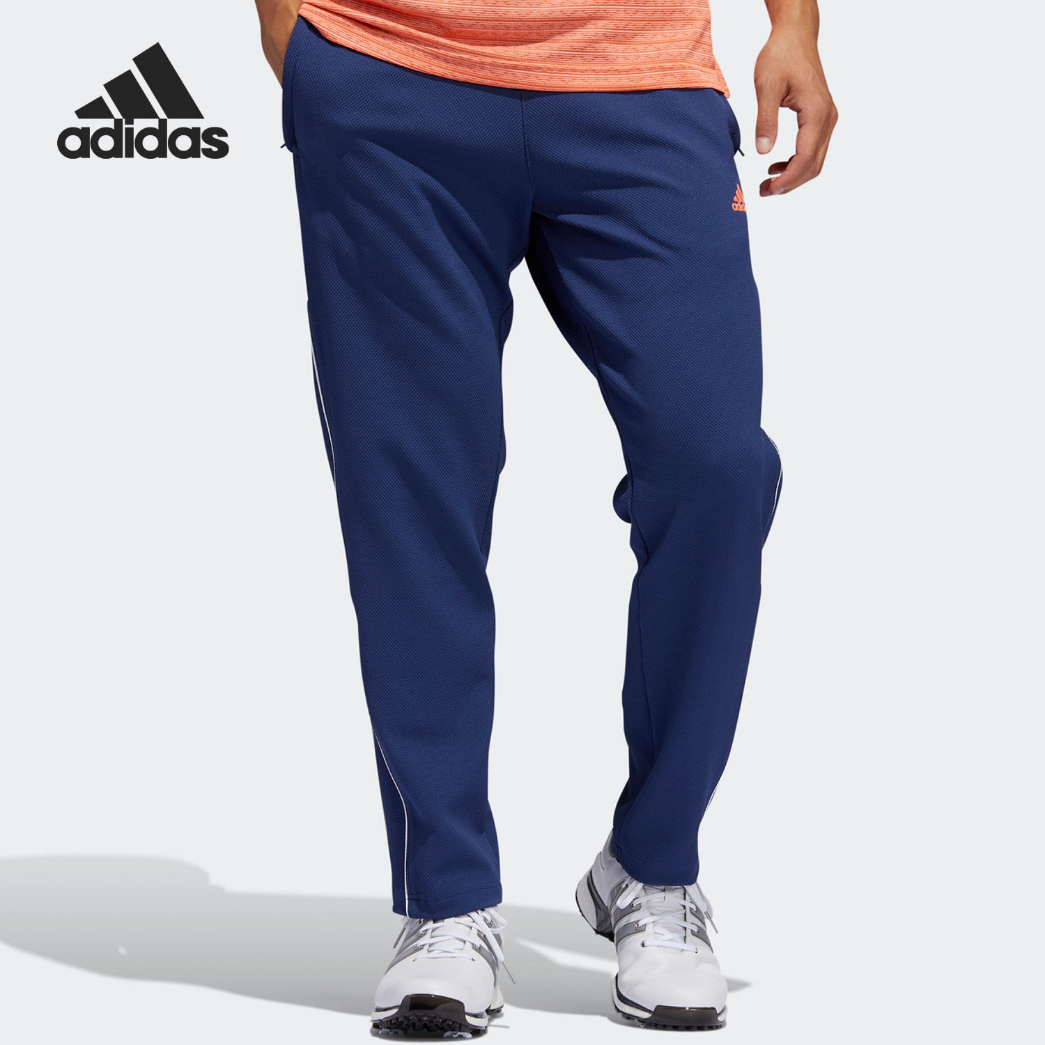 Adidas阿迪达斯正品男健身直筒透气简约亚洲休闲运动长裤FL2917