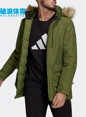 Adidas/阿迪达斯正品休闲男子UTILITA户外防风保暖棉衣GT1700