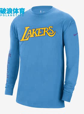 Nike/耐克正品洛杉矶湖人队男子篮球运动休闲圆领卫衣 DA7315-462