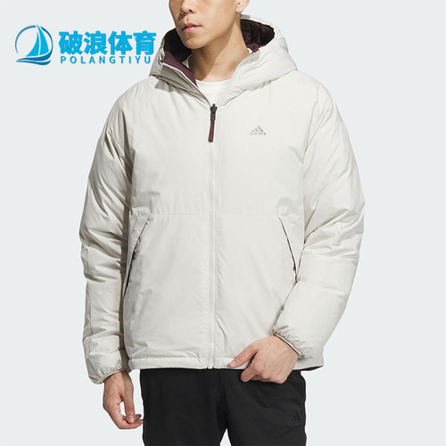 Adidas/阿迪达斯男子连帽羽绒服