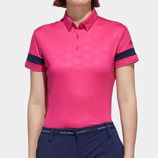 女子高尔夫运动POLO衫 Adidas 新款 阿迪达斯正品 FJ2438 秋季
