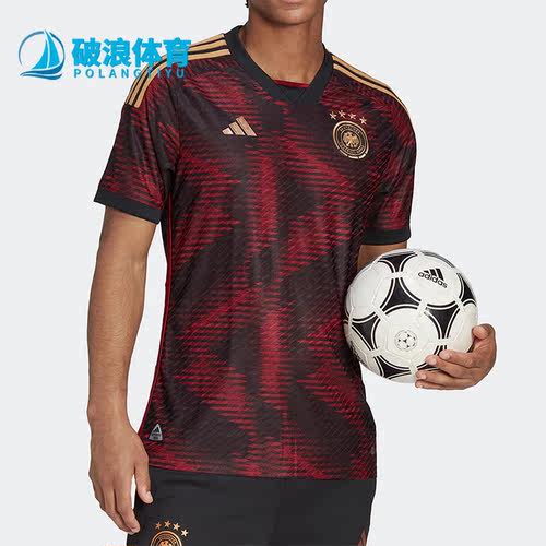 阿迪达斯男士足球运动球衣